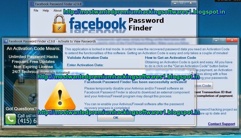 Free Facebook Password Hacking Software Unlock Code